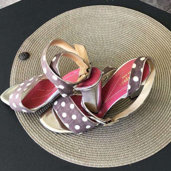 Kate Spade 7M ankle strap open toe high heel.worm once.excellent conditions. - Picture 3 of 6